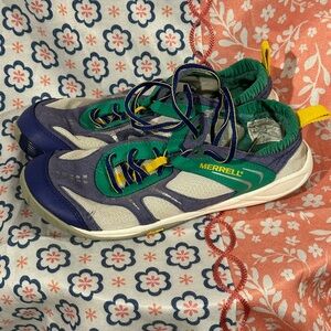 Merrell Women's Blue and Green Water Shoes